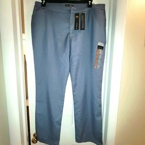 Blue straight leg all day pants